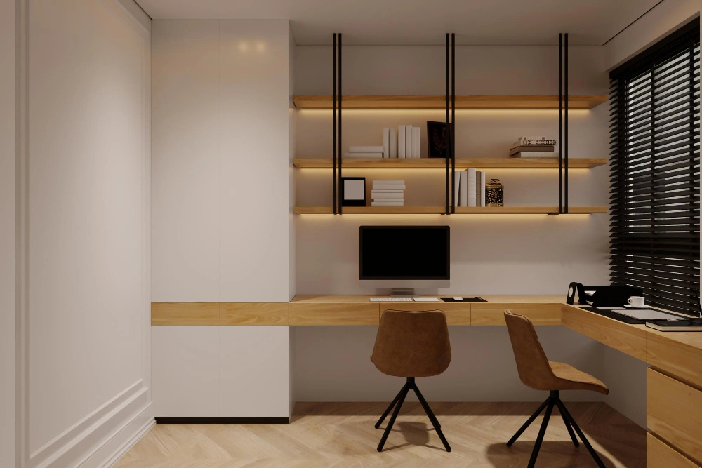 Durable home office service by Los Angeles Closet